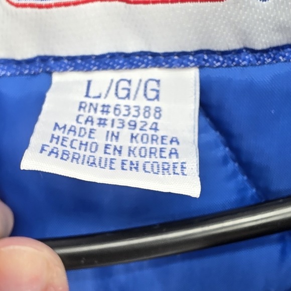 Vintage Logo 7 Kentucky Wildcats Blue Puffer Full Zip Hooded Jacket Men's Sz L - Picture 6 of 13